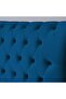 AURORA HEADBOARD VELVET BLUE L-120 : H-125 CM - 3