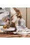 Alida Wooden Decor Stand 28x10cm - White - 3
