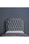 ANDROMEDA HEADBOARD CHANEL GREY L-120 : H-125 CM - 2