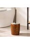 Oakroot Toilet Brush Holder 10x10x25cm - Natural