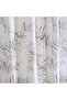 Botanic Canvas Shower Curtain 180X180cm- Grey - 3