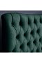 MARS HEADBOARD CHANEL OLIVE GREEN L-90 : H-125 CM - 4