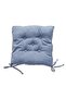 Trevor Textured Chairpad 40x40+3cm - Light Blue - 4