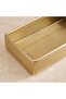 Caspian Metal Soap Dish 14 X 7.5 X 3.2cm - Gold - 3