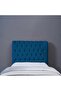 AURORA HEADBOARD VELVET BLUE L-120 : H-125 CM - 2