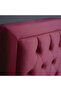 BIANCA HEADBOARD VELVET PINK L-100 : H-125 CM - 3