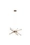 Lumen Led Chandelier 80x76cm - Brass - 3