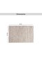 Herma Hand Woven PET Dhurrie 90x150cm - Beige - 6