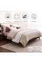 Supersoft Heather Jersey King Fitted Sheet 180x200+33cm - Beige - 5