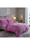 Eiffel Tower 3-piece Toddler Comforter Set with Toy110x125cm - Pink