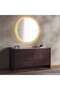 Adara Ceramic Top 6 Drawers Dresser With Mirror - Beige & Brown - 2