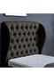 PLUTO HEADBOARD CHANEL LIGHT BROWN L-120 : H-125 CM - 3