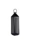 Zia Metal Lantern 24x23x90cm- Black - 4