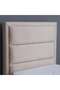Trojan Headboard Chanel Beige L-120 : H-125 Cm - 2