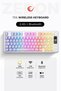 RM-K87 Zeron Beyaz Kablosuz RGB Oyuncu Klavyesi 2.4G + Bluetooth 75% Q Türkçe Gaming Klavye - 2