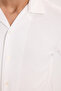 Men's relaxed fit short sleeve polo collar jacquard knit plain white shirt - 6