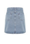 Mavi Çift Yırtmaçlı A line Comofrt/Orta Esnek BüyüK Beden Denim Etek TBBSS23AZ00056 - 8