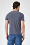 Regular Fit Basic Gri Tişört - 4