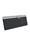 K580 Ultra İnce Bluetooth Kablosuz Çoklu Cihaz Özellikli Türkçe Q Klavye, Siyah 920-010624