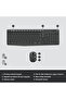 MK235 USB Alıcılı Kablosuz Türkçe Q Klavye Mouse Seti, Siyah 920-007925 - 8