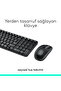 MK220 Kablosuz Türkçe Q Klavye Mouse Seti, Siyah 920-003163 - 4