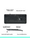 MK540 Advanced Kablosuz Türkçe Q Klavye Mouse Seti, Siyah 5099206 077485 - 8
