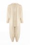 White Shirt and Elastic Waist Trousers Linen Look Woven Bottom - Top Set Twoss25Au00120 - 6