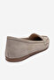 F02 Beige Suede Women's Ballet Flats - 5