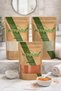 3-piece natural clay set - white, green, red 500 gr x3 / premium package for hair, skin, face mask - 2