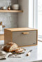 Valenza Bamboo Bread Box with Metal Lid Ckr4541 - 2