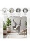 Hammock Swing Chair With 2 Cushions 130x100cm - Grey - 6