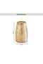 Enigma Glass Tumbler 7.5x7.5x12cm-gold - 5
