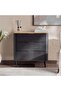 Cortez Chest Of Drawers With 3 Drawer - Natural Black - 2