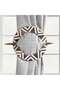 Eden Round Wooden Tie Back-17cm- Natural