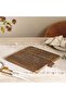 Savanna Mango Wood Etched Serving Board 32x26x1.5cm -brown