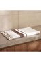 Anatolian Hammam Stripe Border Towel- 90x180- Anthracite - 4