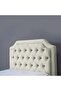 ANDROMEDA HEADBOARD VELVET WHITE L-120 : H-125 CM