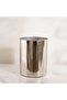 Meteor Metal Waste Bin Dia20x25cm - Silver