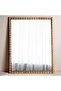 Athens Wooden Beaded Floor Mirror 166.4x5x210cm- Brown - 4