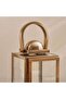 Farida Metal Lantern 20x20x51cm - Matt Gold - 3