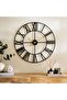 Scylla Metal Wall Clock Dia 60cm - Black