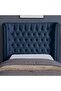 NEPTUNE HEADBOARD CHANEL NAVY BLUE L-120 : H-125 CM - 2