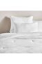 Rib Jacquard 3-piece King Comforter Set 240x260cm - White - 2
