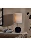 Alhodya E-27 Resin Table Lamp Dia 25.4x61cm - Black - 2