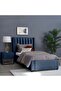 VENUS HEADBOARD CHANEL NAVY BLUE L-120 : H-125 CM - 6