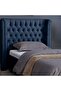 NEPTUNE HEADBOARD CHANEL NAVY BLUE L-120 : H-125 CM