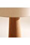 Paris E27 Wooden Table Lamp Dia 28x57cm - Natural - 3