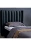 VENUS HEADBOARD CHANEL DARK GREY L-120 : H-125 CM