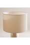 Shelley E27 Natural Capiz Table Lamp Dia 30x54cm - White - 3