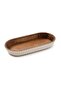Legna Ribbed Oval Serving Bowl 36x19x5cm - White Natural - 4